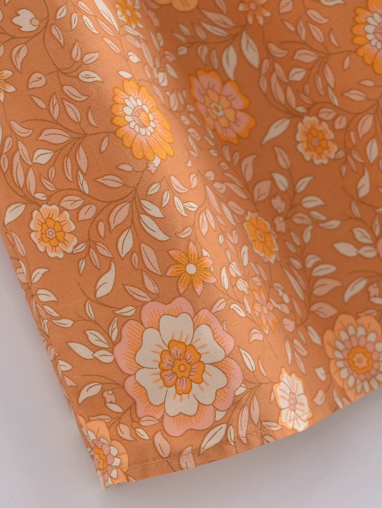 Sienna Sands Floral Print Boho Maxi Skirt