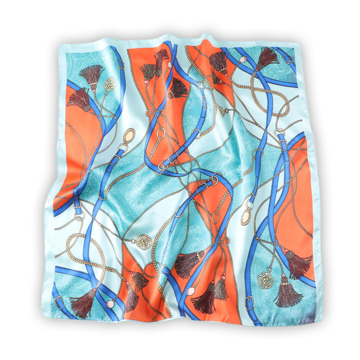 Aruba Blue Tassel Boho Scarf