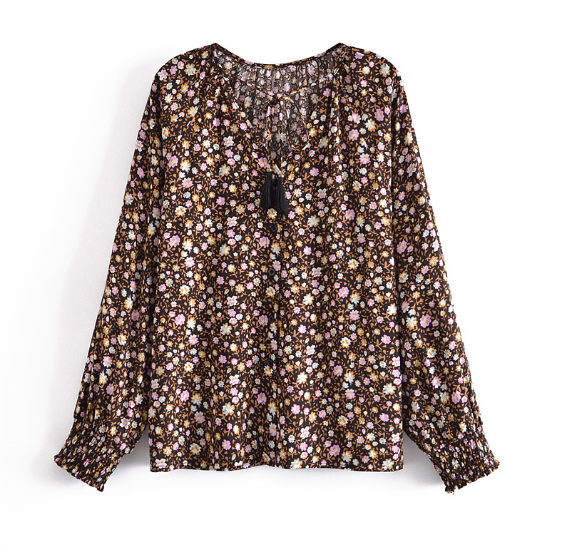 Wild Lavender Boho Floral Print Mini Skirt