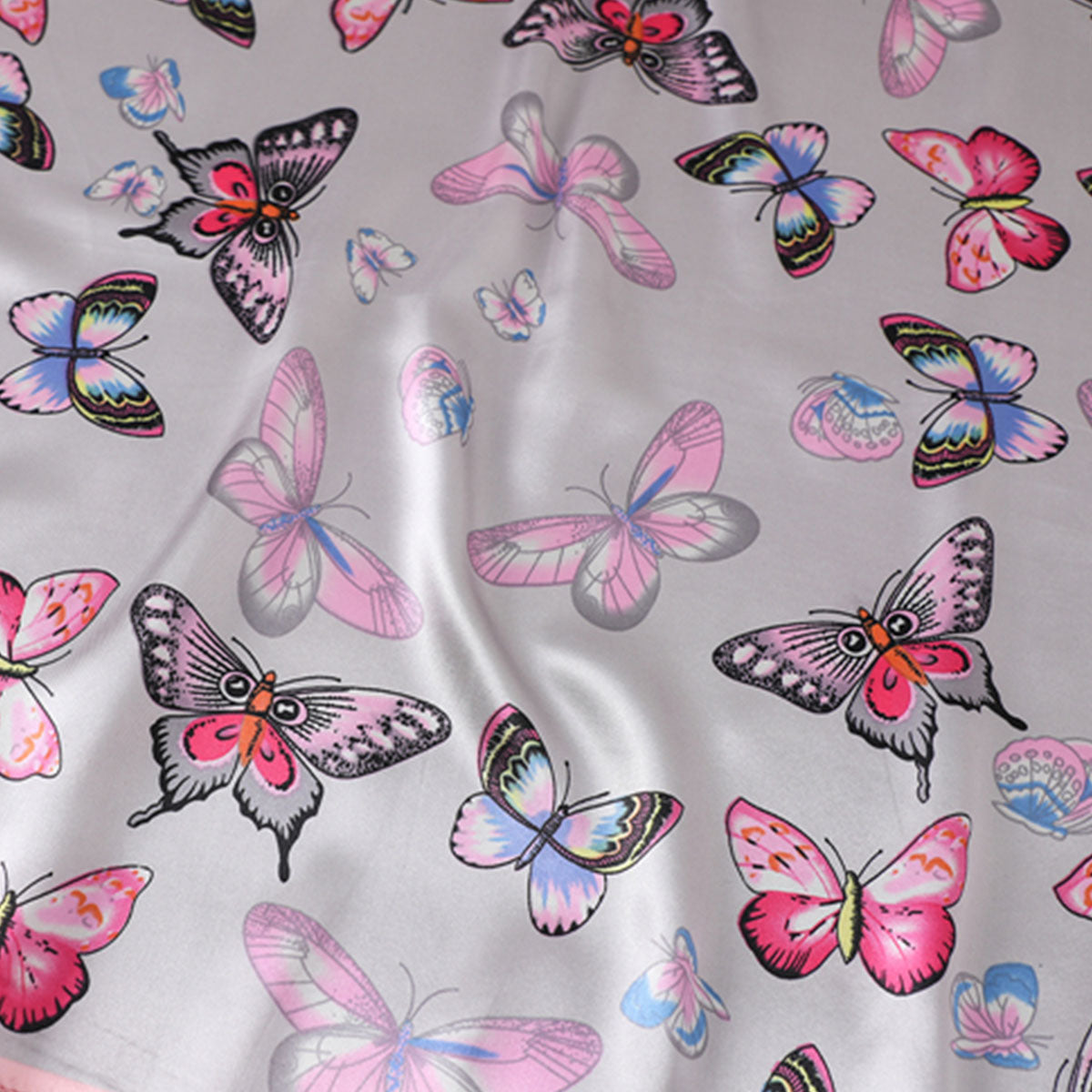 Mink Pink Butterfly Boho Scarf