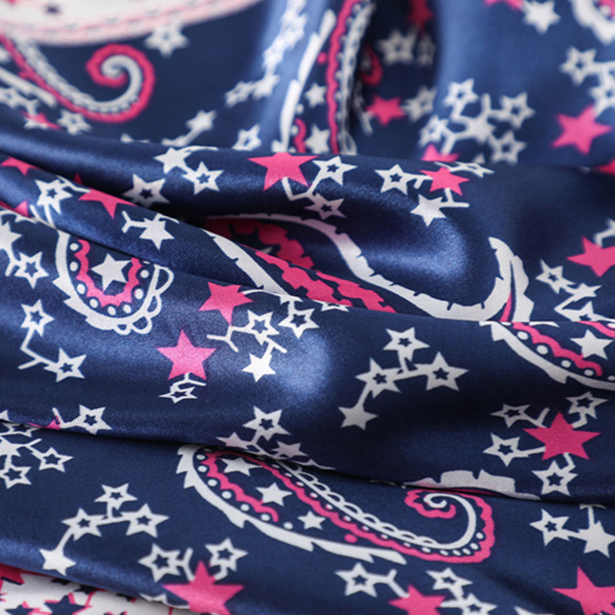 Navy Stars Boho Scarf
