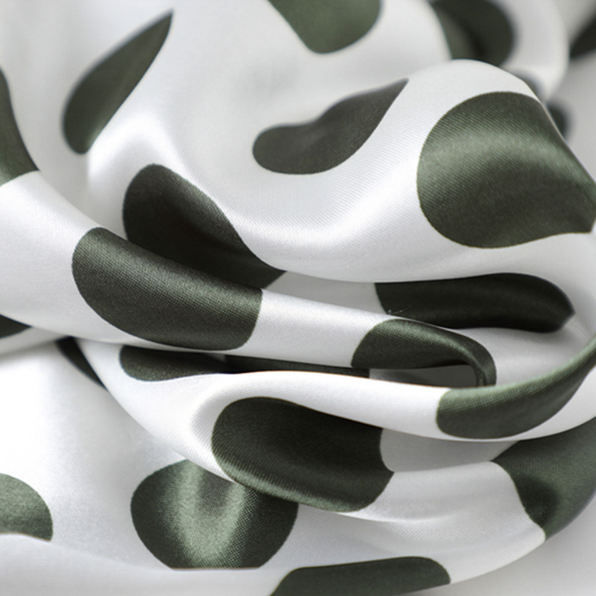 Green Polkadot Butterfly Boho Scarf
