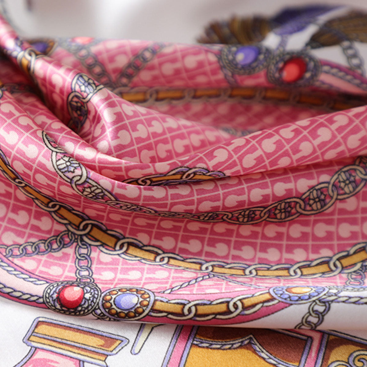 Blush Pink Boho Scarf