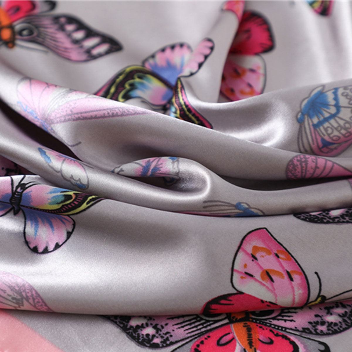Mink Pink Butterfly Boho Scarf