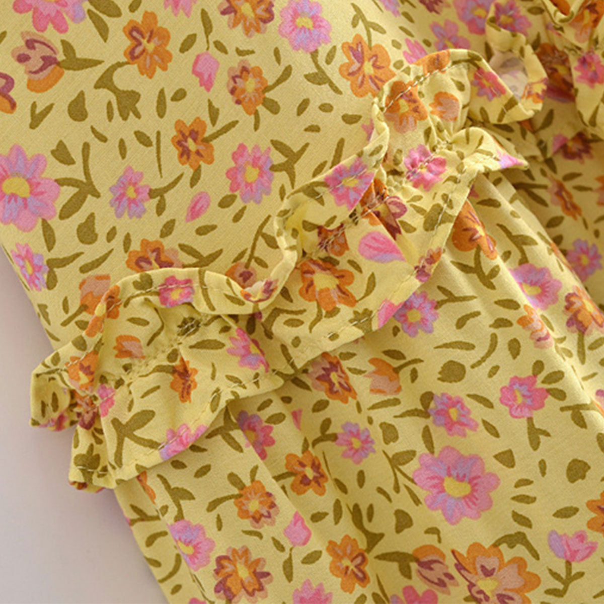 Summer Glow Boho Floral Print Midi Skirt