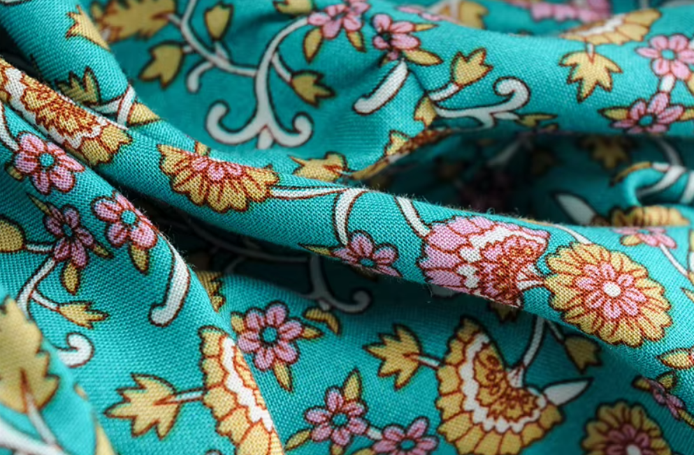 Coastal Charm Boho Floral Print Maxi Dress