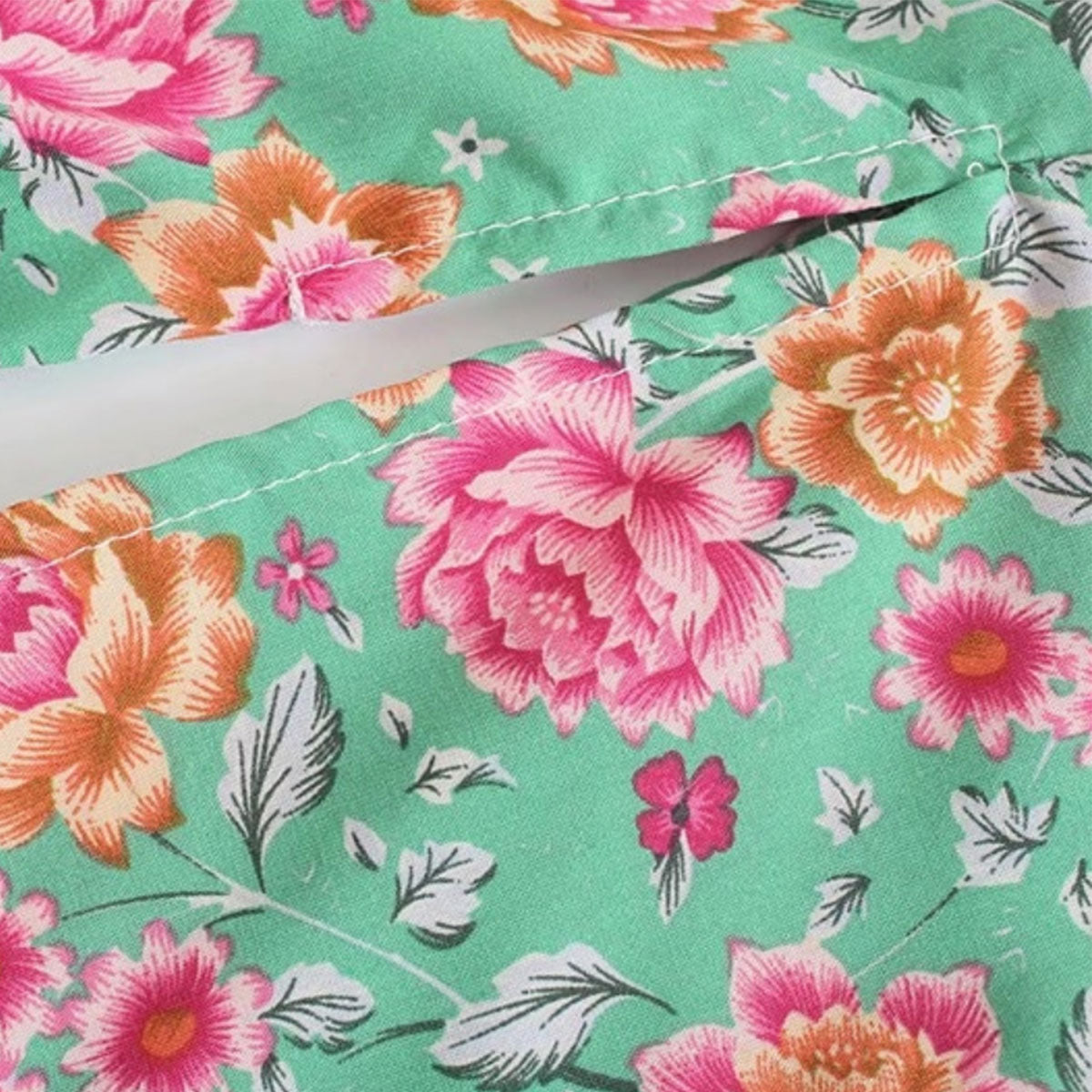 Mountain Meadow Boho Floral Print Midi Robe