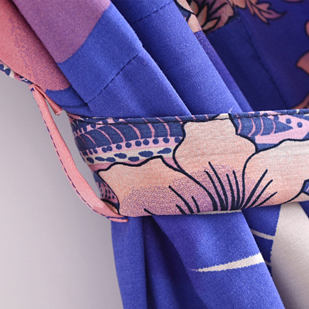 Moonstruck Indigo Goddess Boho Maxi Kimono Robe