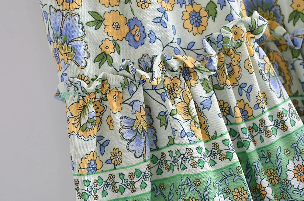 Juniper Dream Floral Print Mini Skirt