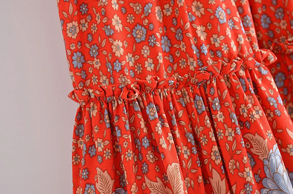 Garden Blooms Floral Print Mini Skirt