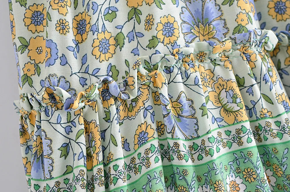 Juniper Dream Floral Print Mini Skirt
