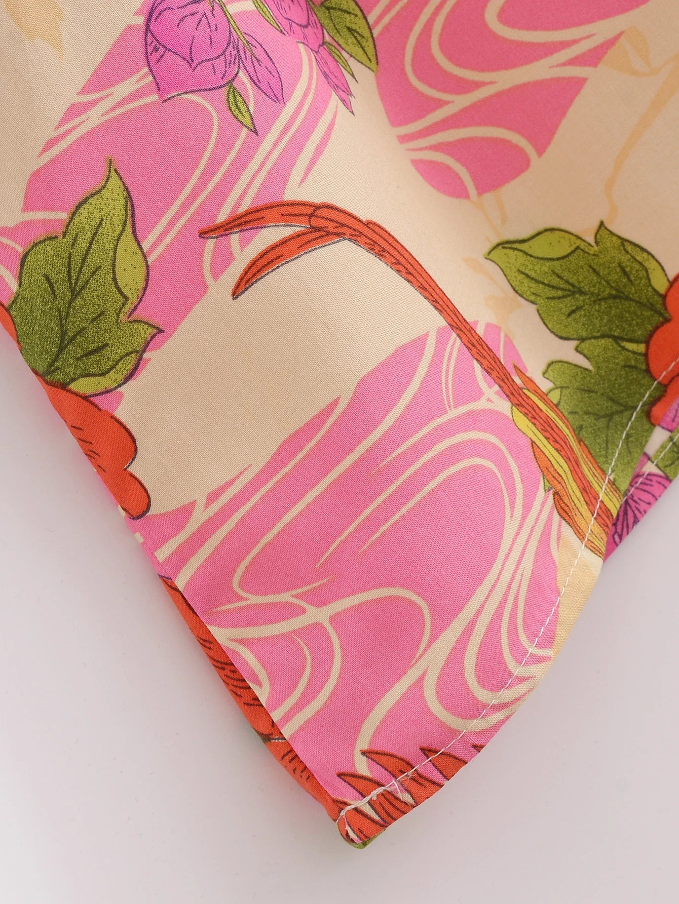 Paradise Sunset Boho Floral Print Long Sleeve Maxi Dress