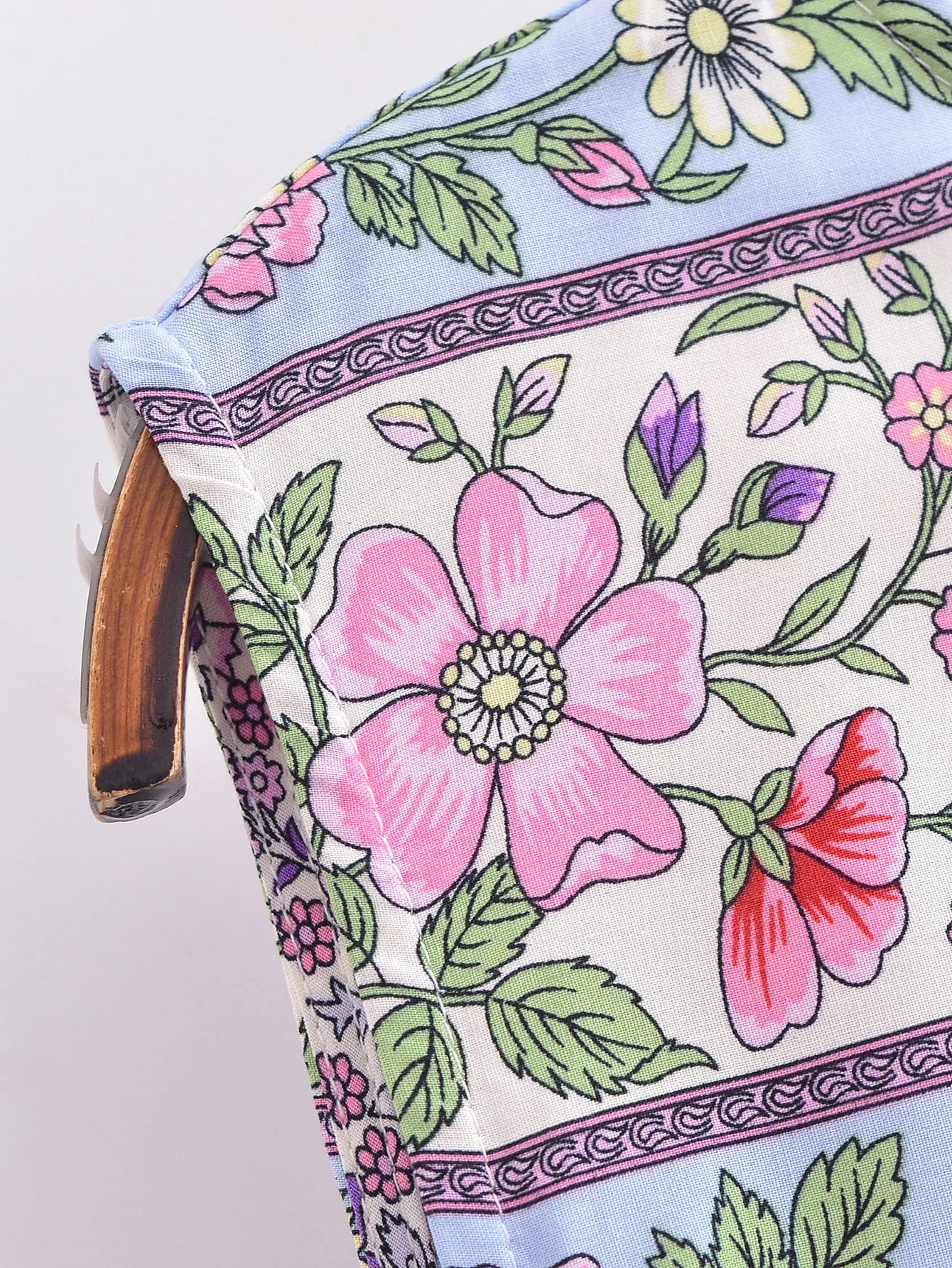 Posy Purple Boho Floral Print Mini Dress