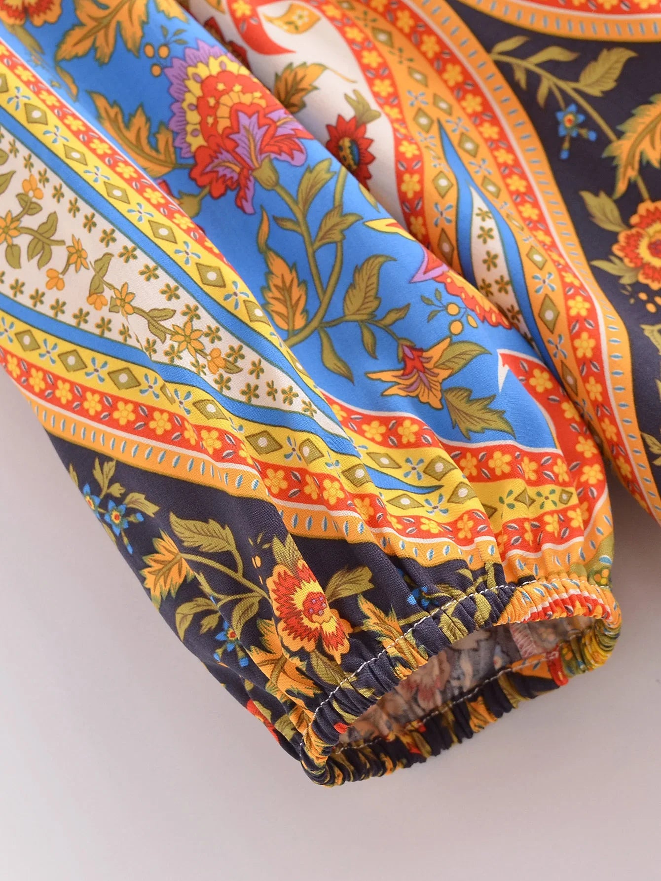 Festival Spirit Boho Floral Print Maxi Dress