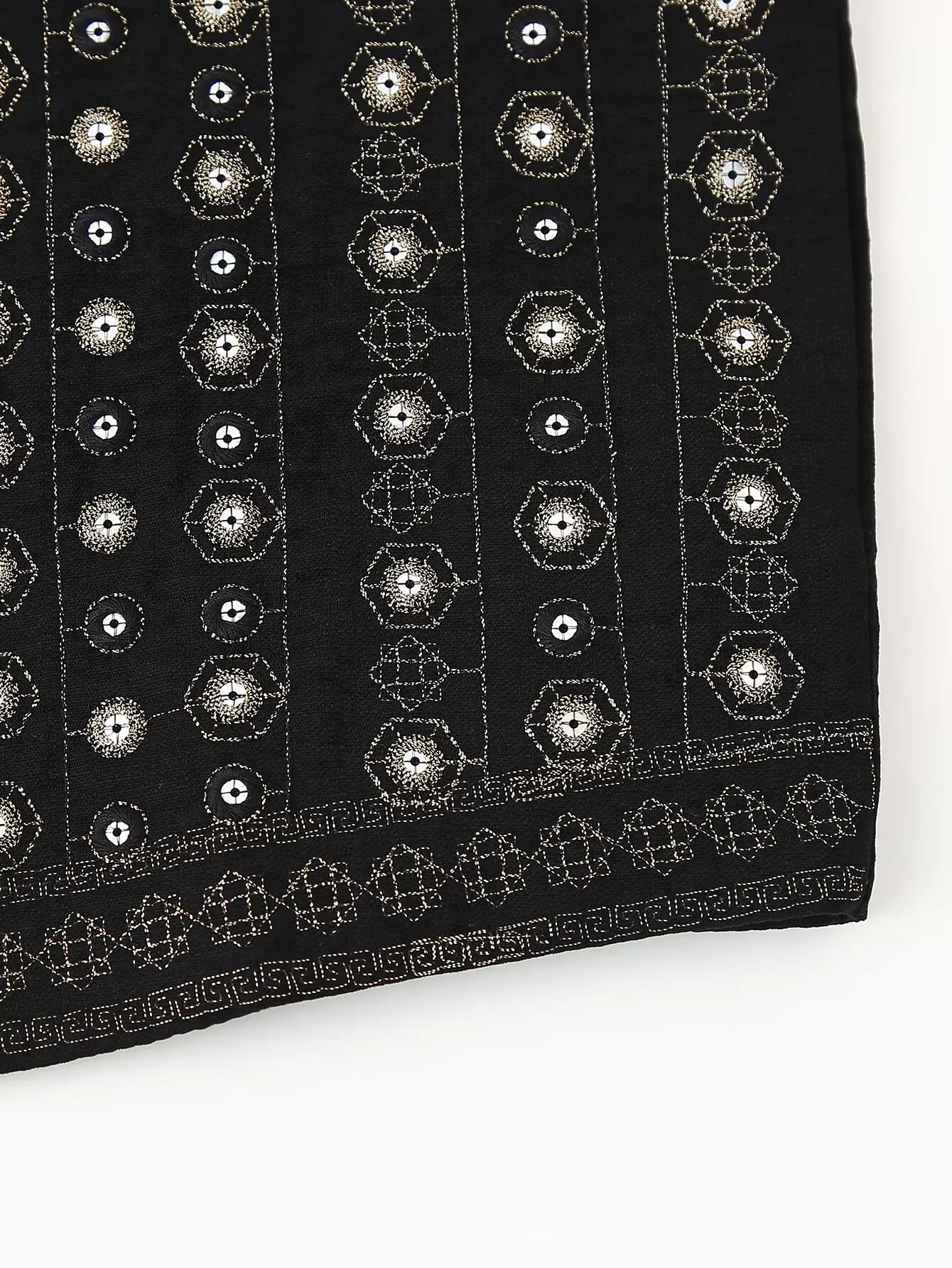 Twilight Boho Sequin Embroidered Vest