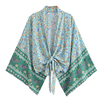 Juniper Dream Boho Floral Print Crop Top