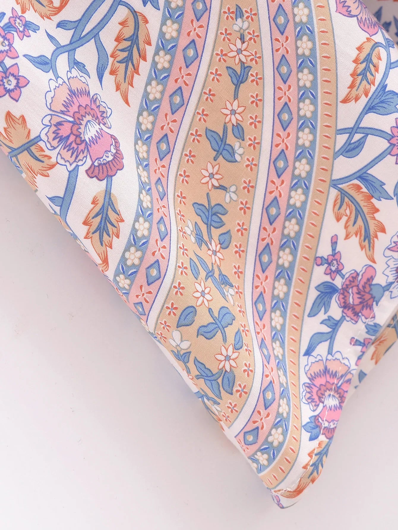 Lavender Daydream Boho Floral Print Maxi Dress