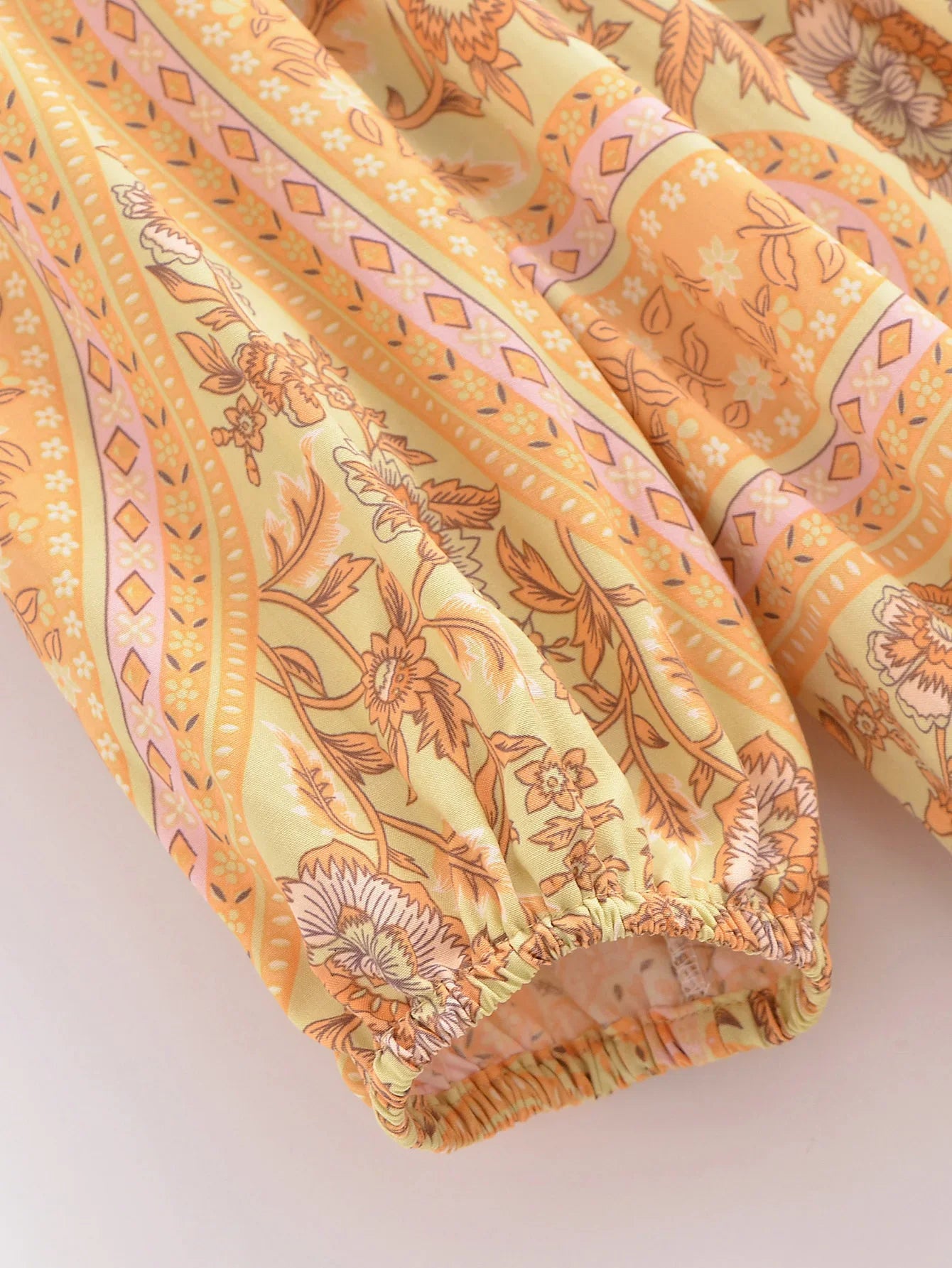 Sun-Kissed Bloom Boho Floral Print Maxi Dress