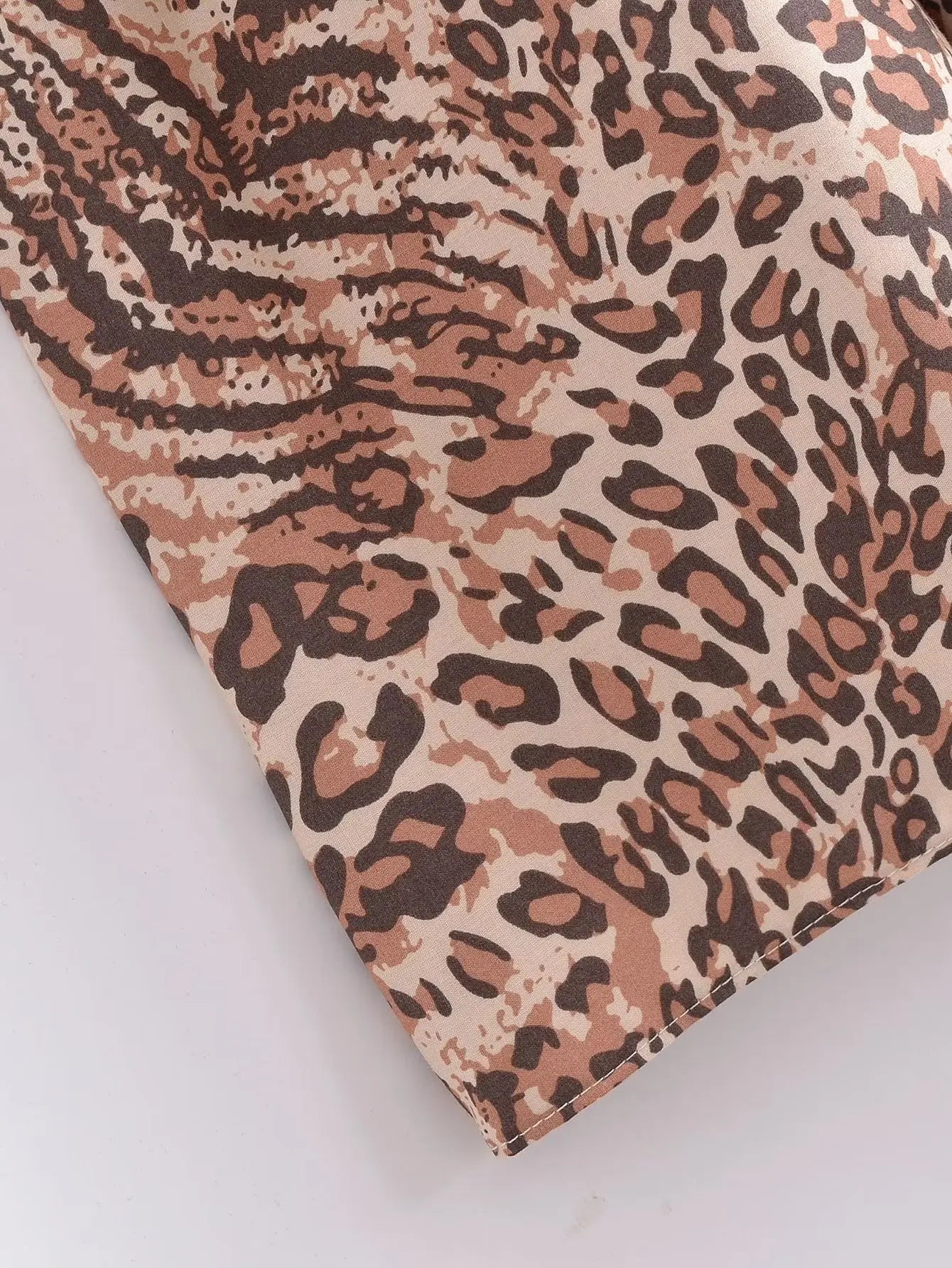 Leopard Dreams Boho Midi Dress