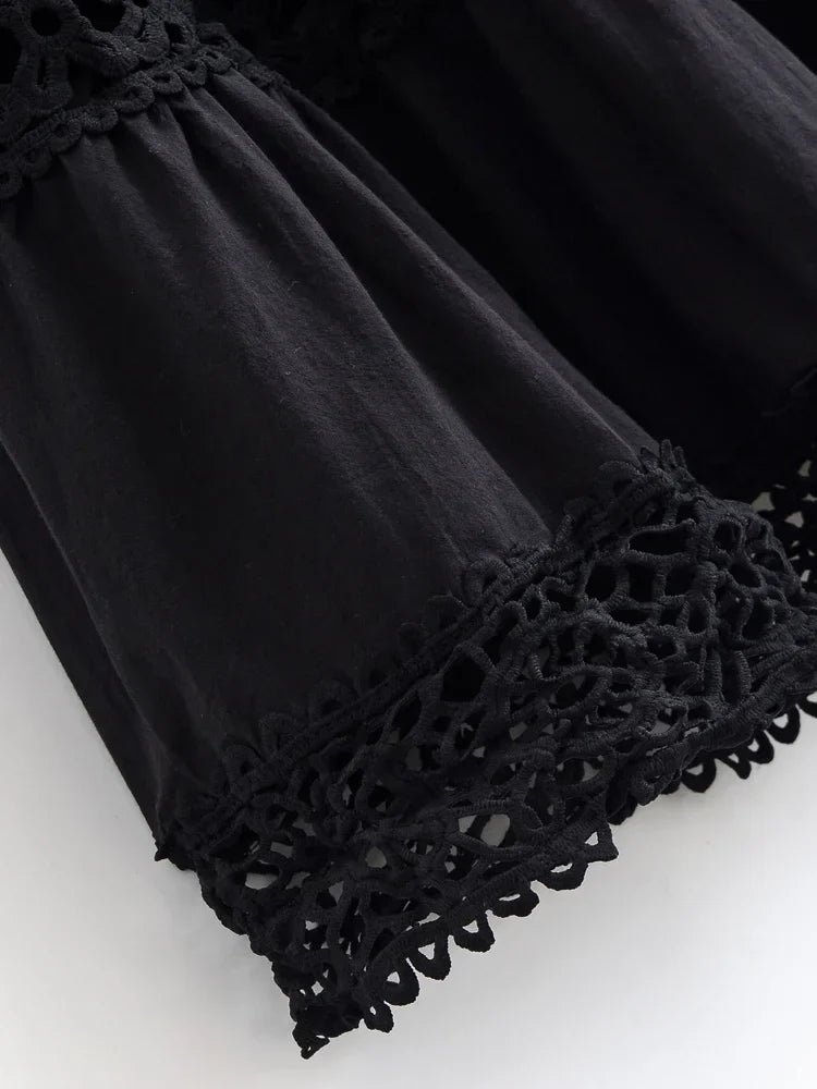 Moonlit Veil Boho Midi Skirt
